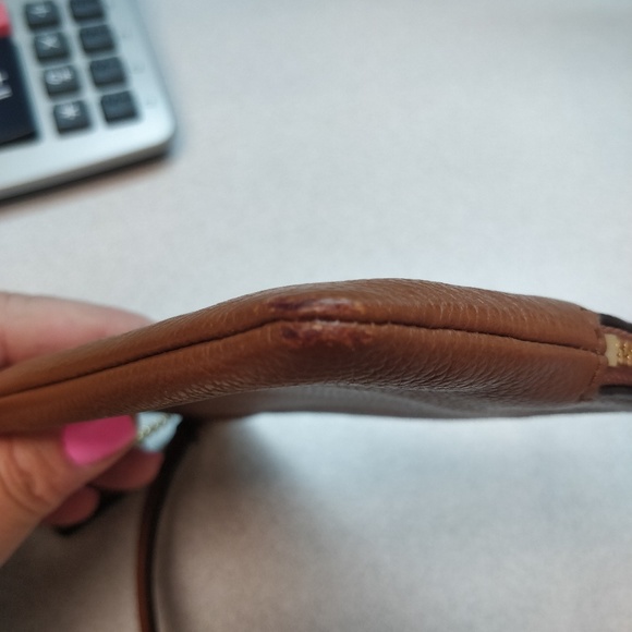 Wristlete dark tan, coach - Picture 6 of 8